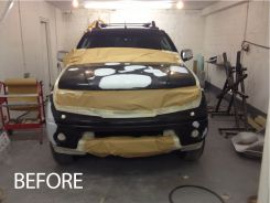 Nissan Nevara - Bonnet & Front Bumper Respray