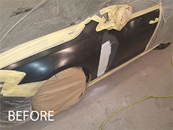 VW Golf - Wing Respray